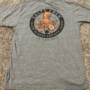 Salty Crew Heather Gray Graphic Tee